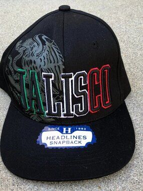 WYNN HEADWEAR Jalisco Mexico Snapback Hat Men's Embroidered Cap BRAND NEW